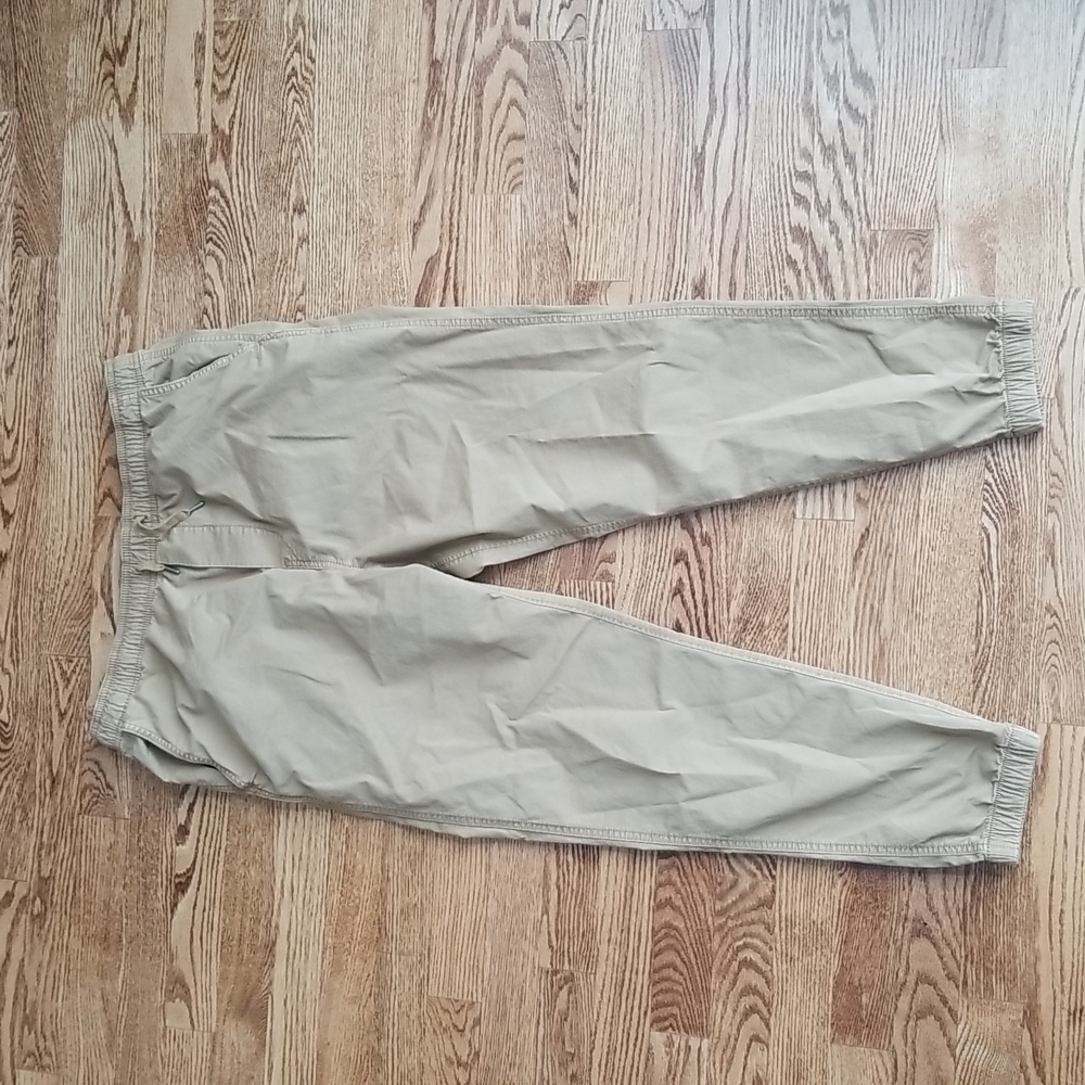 (M) American Eagle Flex Cotton Blend Khaki Ankle Pants Contemporary Comfortable